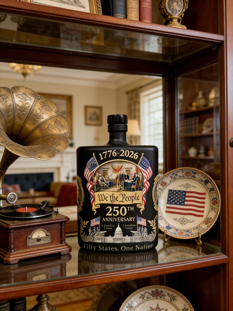Glass Decanter Whiskey - Декантер для виски «We The People»