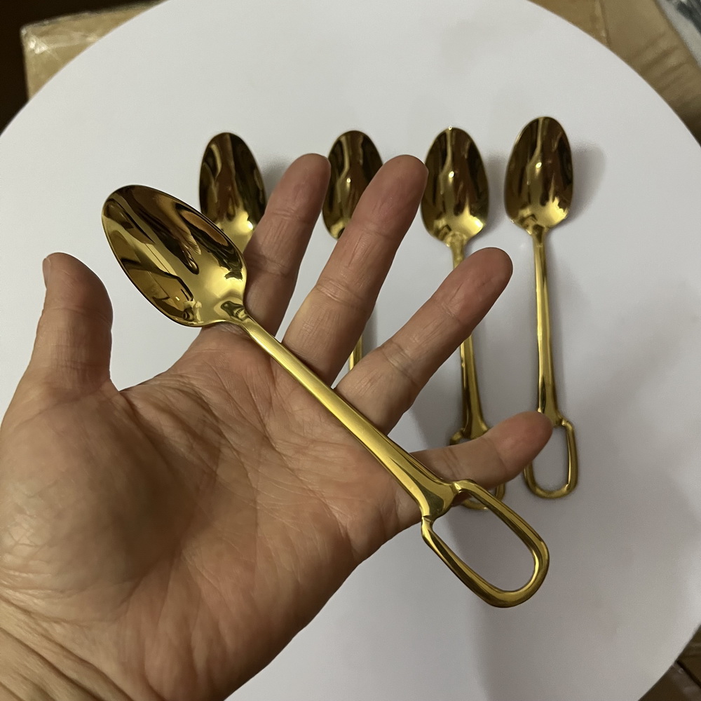 Gold Cutlery Flatware - Столовые приборы из нержавеющей стали 304