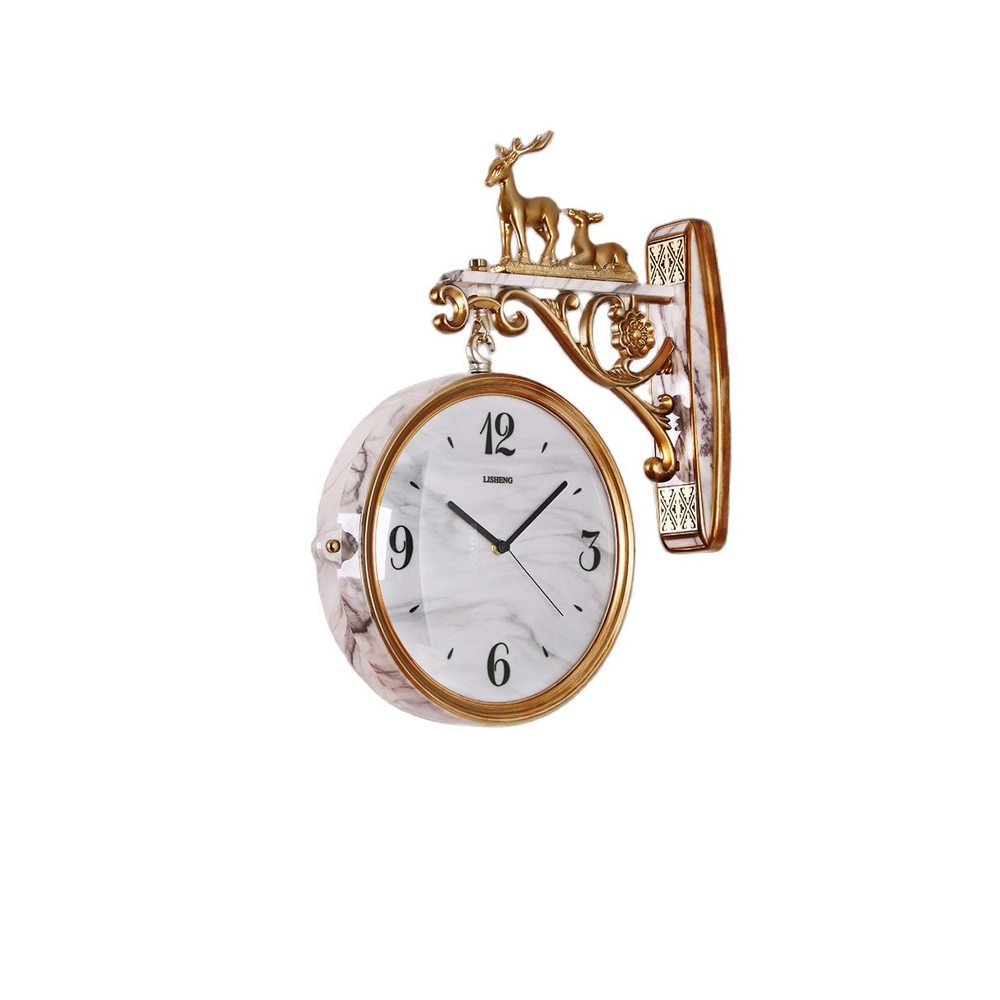 Luxury Lifestyle Watches - Двусторонние роскошные настенные часы, украшение для