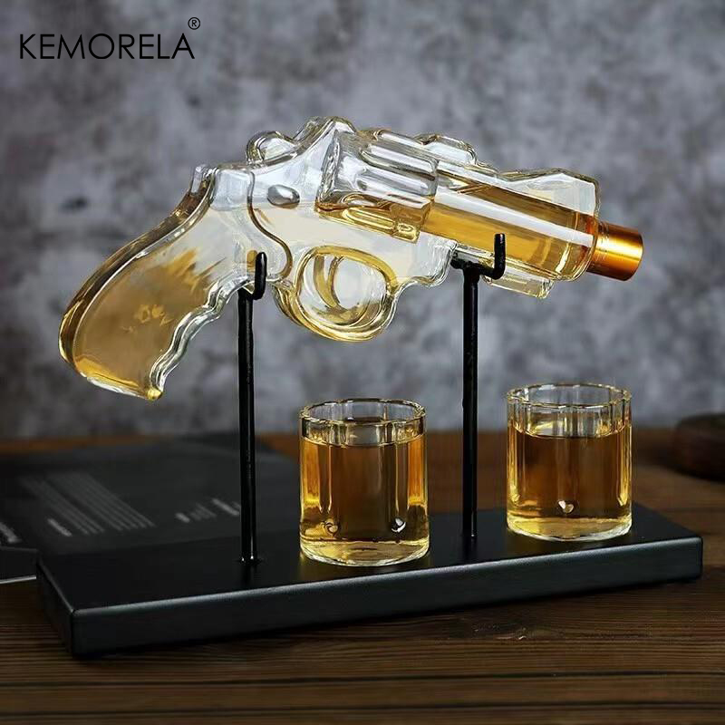 KEMORELA револьверный стеклянн – обзор и цена Glass Decanter Whiskey