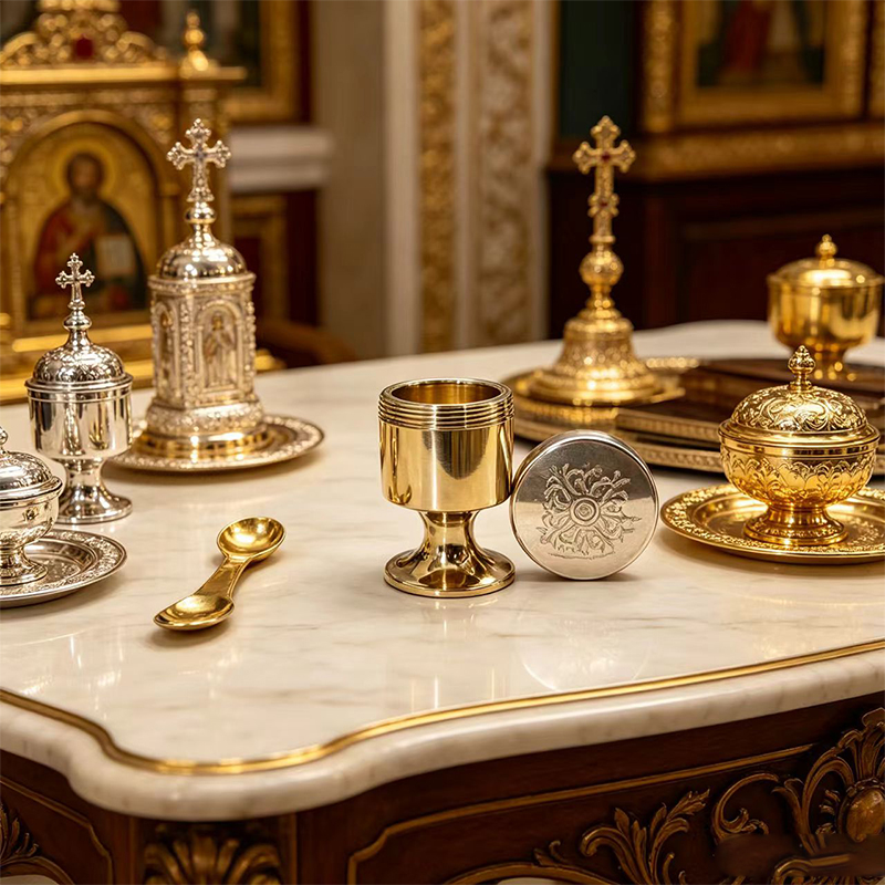 Новый дорожный кувшин для свят – обзор и цена Gold Cutlery Flatware