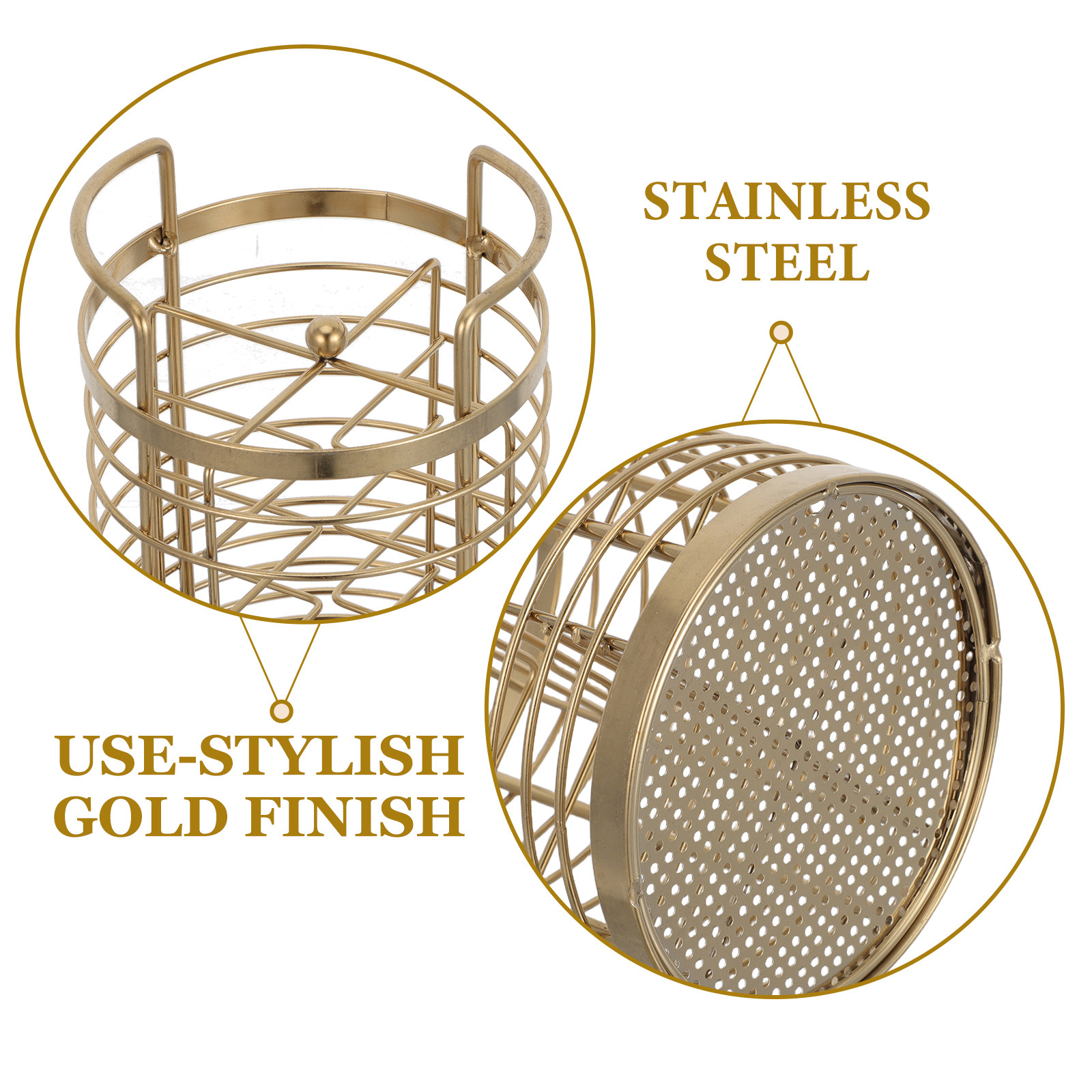 Вращающийся держатель для кухо – обзор и цена Gold Cutlery Flatware