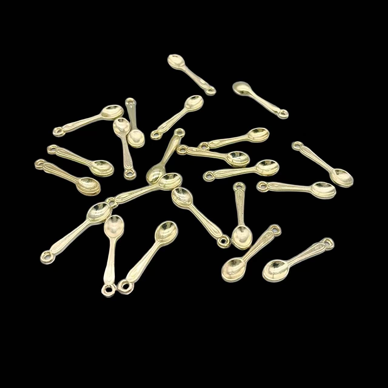 100 шт., маленькая ложка, подв – обзор и цена Gold Cutlery Flatware