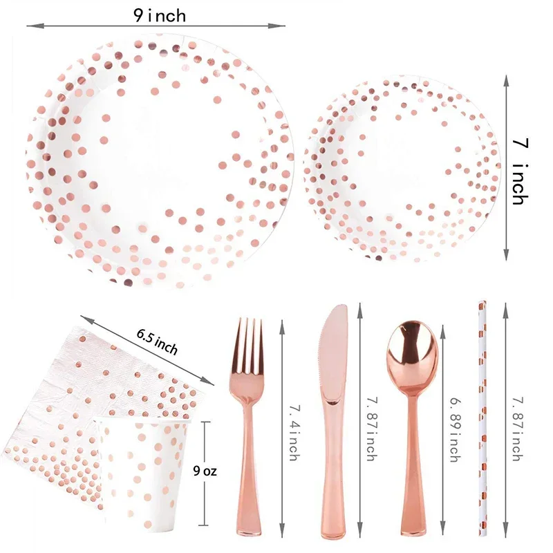 Одноразовые скатерти из розово – обзор и цена Gold Cutlery Flatware