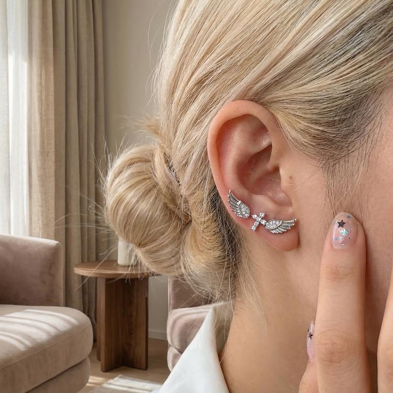 Серьги-крестики с ангельскими  – обзор и цена Luxury Lifestyle Gifts